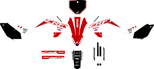 KIT ADESIVOS GRAFICOS CRF230 2015 SHOWA
