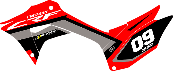 KIT ADESIVOS GRAFICOS CRF250f Original FACTORY