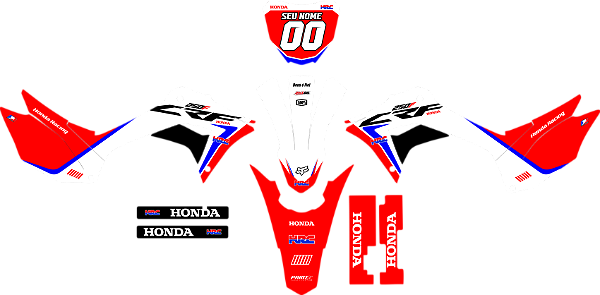 KIT ADESIVOS GRAFICOS CRF250f Original RACE