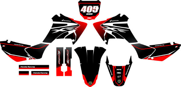 KIT ADESIVOS GRAFICOS HONDA TORNADO 250 MOSCA