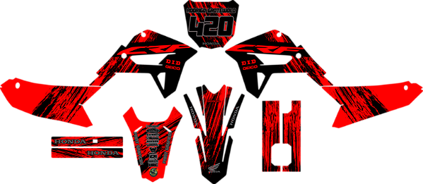 KIT ADESIVOS GRAFICOS CRF230F AMX F21 SPLASH