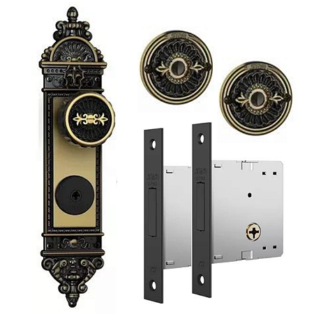FECHADURA STAM KIT 1500/06 TETRA, ESPELHO COLONIAL