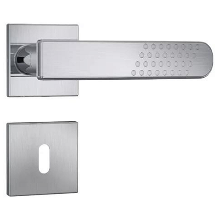 FECHADURA STAM 813/21 INTERNA, ROSETA QUADRADA ESCOVADO