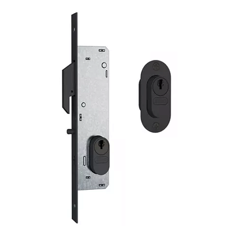 FECHADURA STAM 902 PORTA DE CORRER, PRETO FOSCO