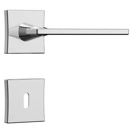 FECHADURA STAM CLASSIC 3000 INTERNA, ROSETA QUADRADA CROMADA