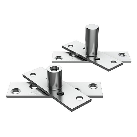 DOBRADIÇA STAM PIVOTANTE, CARGA MÁXIMA 150 KG (INOX)