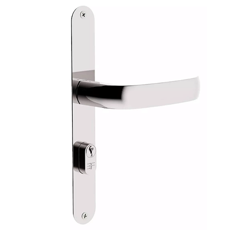 FECHADURA 3F 529/11650 EXTERNA, ESPELHO CROMADA