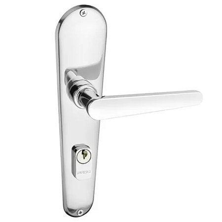 FECHADURA PADO 725 EXTERNA FRANCESA ESPELHO CROMADA