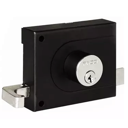 FECHADURA PADO 525/80 SOBREPOR PRETA FOSCO