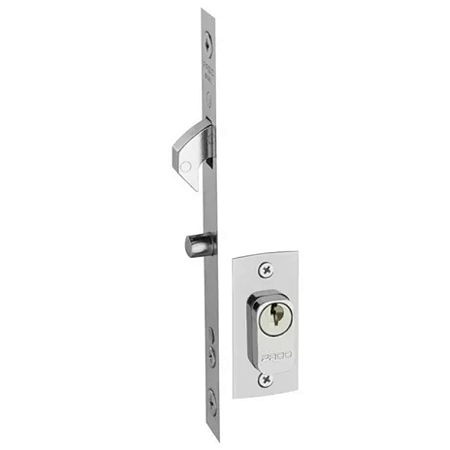 FECHADURA PADO 410A PORTA DE CORRER PERFIL DE ALUMINIO CROMADO
