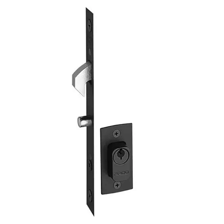 FECHADURA PADO 410A PORTA DE CORRER PERFIL DE ALUMINIO PRETA
