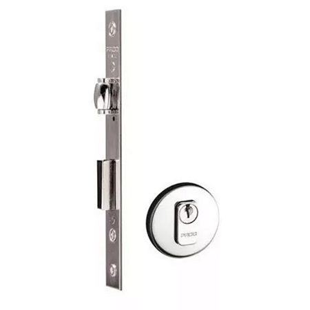 FECHADURA PADO 465 - 55 PIVOTANTE ROLETE ROSETA REDONDA BRANCA