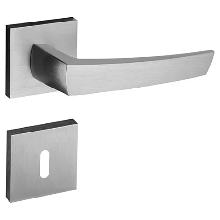 Fechadura pado seattle 115-55 interna roseta quadrada acetinado escovado