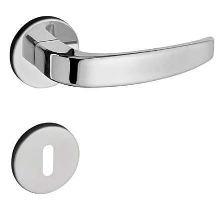 Fechadura pado vic 930 - 55 interna roseta redonda cromada