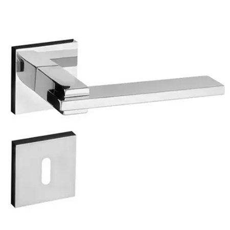 Fechadura pado nina 221-55 interna roseta quadrada cromada