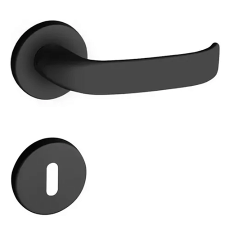 Fechadura pado 931-40 magnum interna roseta redonda preta