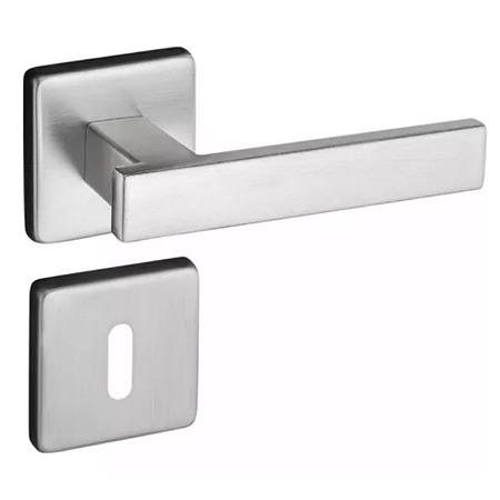 FECHADURA PADO CONCEPT 408-40 INTERNA ROSETA QUADRADA ESCOVADO ACETINADO