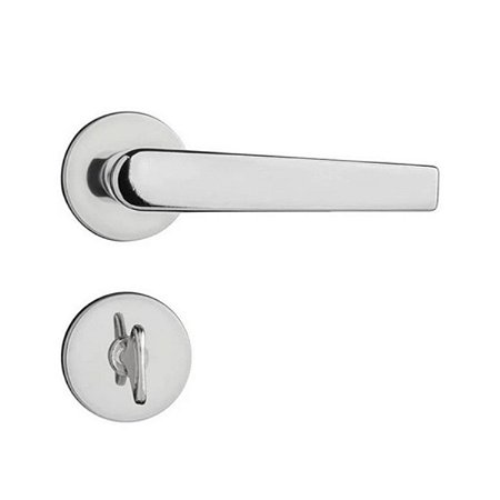 FECHADURA PADO CONCEPT 401-40 BANHEIRO ROSETA REDONDA CROMADO