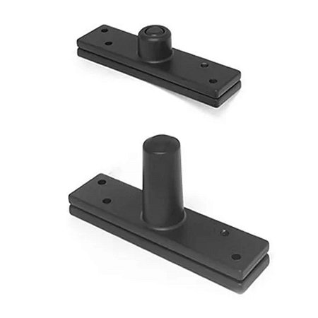 DOBRADIÇA PIVOTANTE 150KG HAGA 8104 PRETA