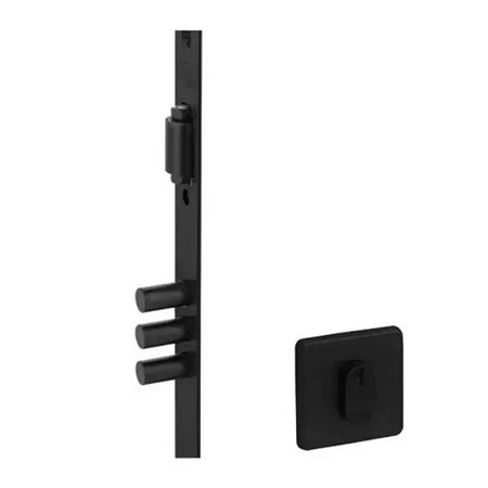 FECHADURA AROUCA 4310/098/90 ROLETE PIVOTANTE 3 PINO CILINDRO 9CM (PRETO)