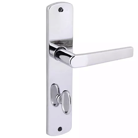 FECHADURA AROUCA 2025 BANHEIRO, ESPELHO CROMADA