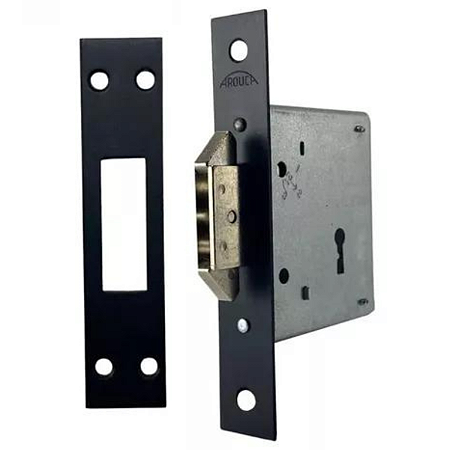 FECHADURA AROUCA 4006/098, PORTA DE CORRER, INTERNA PRETA