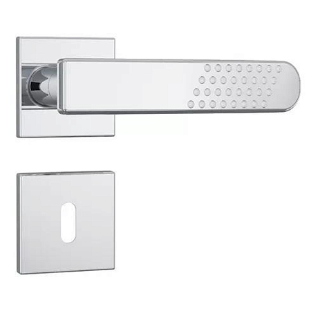 FECHADURA STAM 813/21 INTERNA, ROSETA QUADRADA CROMADA