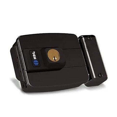FECHADURA ELETRICA HDL C-90 (ABRE P/ FORA) PRETA