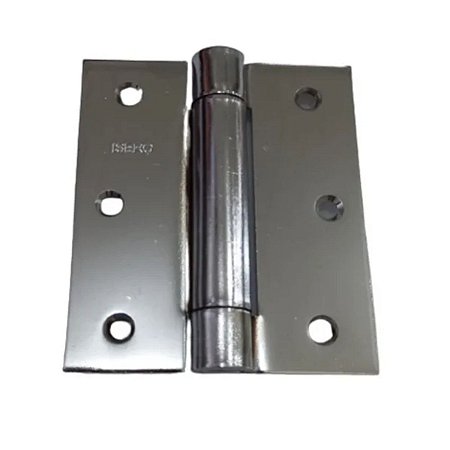 DOBRADIÇA C/ MOLA ISERO 3.1/2 X 3 (CROMADA)