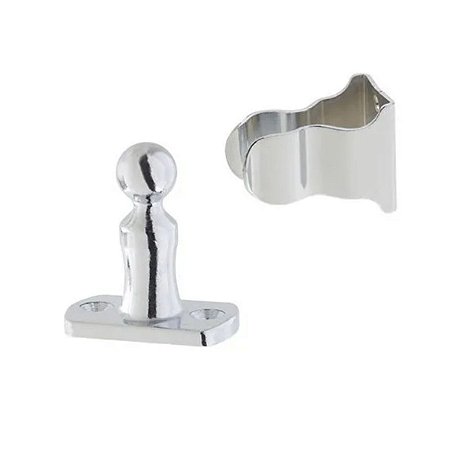 FIXADOR / PRENDEDOR DE PORTA UNIÃO MUNDIAL (CROMADO)