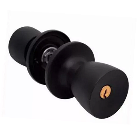 FECHADURA GOLD TUBULAR, 90MM PRETA