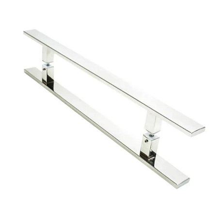 PUXADOR ALUMÍNIO PLANO 40 CM, UNIÃO MUNDIAL (CROMADO)