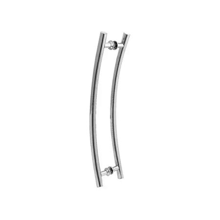 PUXADOR ALUMÍNIO TUBULAR LATERAL 60 CM, UNIÃO MUNDIAL (CROMADO)