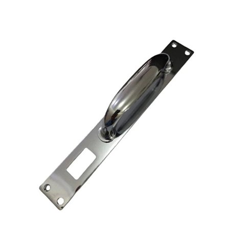 PUXADOR ISERO COM FURO PADO/SOPRANO CROMADO