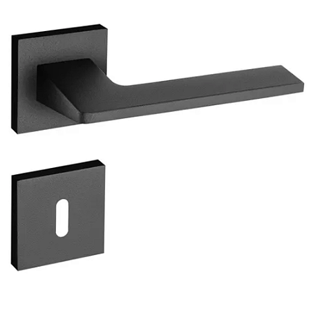 Fechadura pado sara 502 - 55 interna roseta quadrada preta
