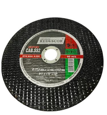 DISCO DE CORTE FINO 7'' X 1.6 X 7/8 REDESCOR