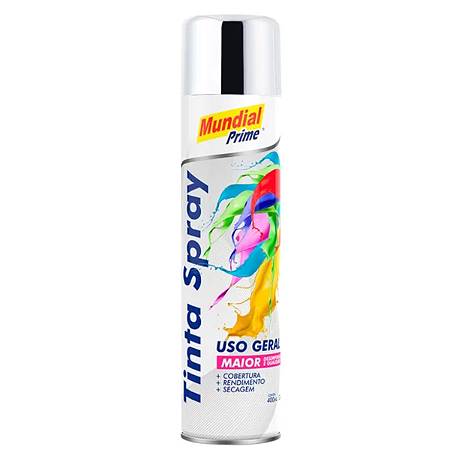 Tinta spray 400ml cromado