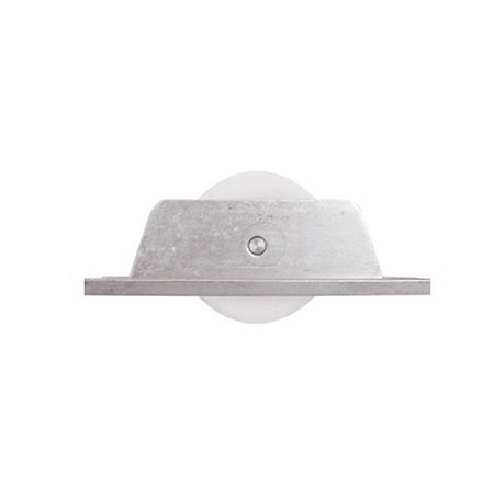 ROLDANA 2. 1/2 U COM SUPORTE ABERTO ALUMINIO