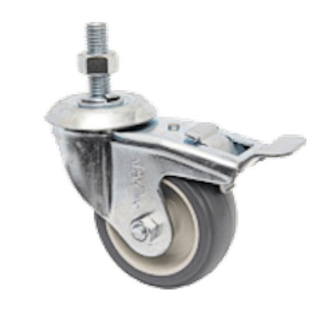 RODÍZIO 3" COM PARAFUSO GIR. COM FREIO 312