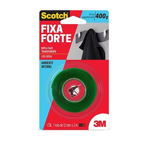 FITA DUPLA FACE 12 X 2 (FIXAFORTE 3M)