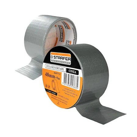 FITA SILVERTAPE 48 X 5M CINZA STARFER