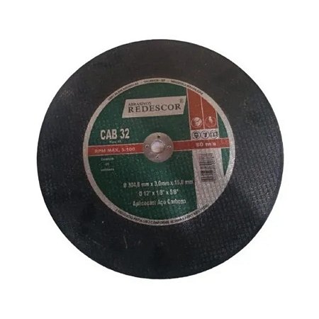 DISCO DE CORTE 12 X 1/8 X 5/8 REDESCOR