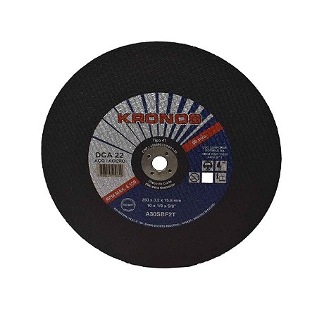DISCO DE CORTE 10 X 1/8 X 5/8 KRONOS