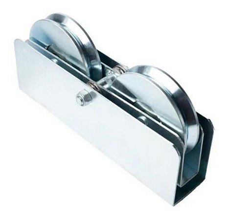 CONJUNTO ROLDANA TRUCK DUPLA 3 POLEGADAS CANAL V - CANTONEIRA