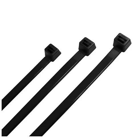 Abraçadeira de nylon preta 4,8 x 200 (100 unidades)