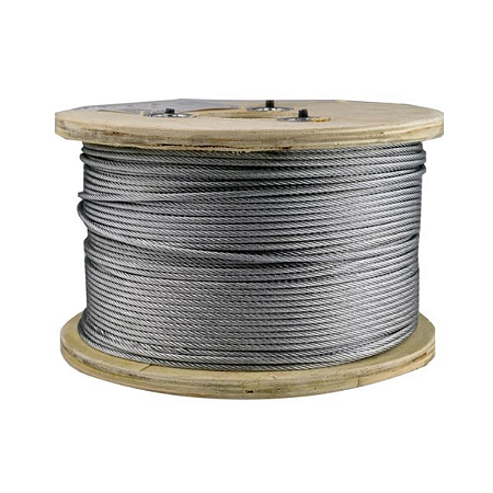 CABO DE AÇO 4,8MM (3/16) 6 X 19 FLEXIVEL