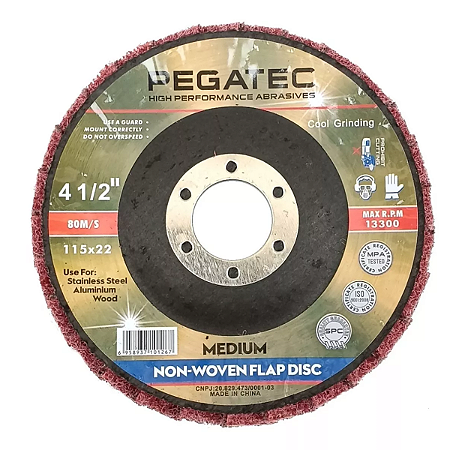 DISCO DE FLAP 4.1/2 MEDIO VERMELHO