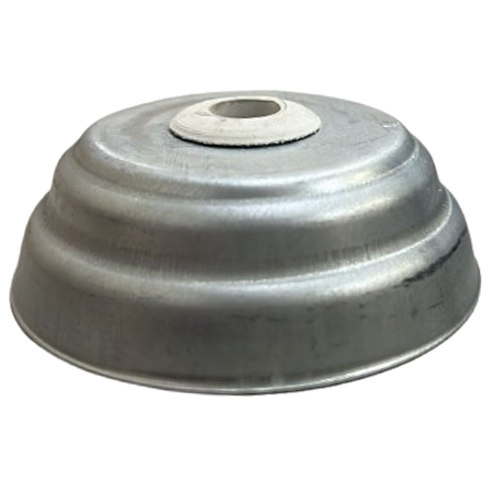 Canopla acabamento suporte de corrimão 3/8-1/2 ferro polido