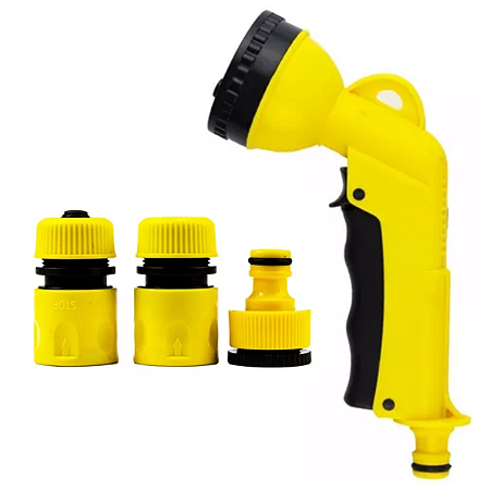 JOGO DE ESGUICHO 6 FUNÇÕES, 4 PEÇAS BELTOOLS