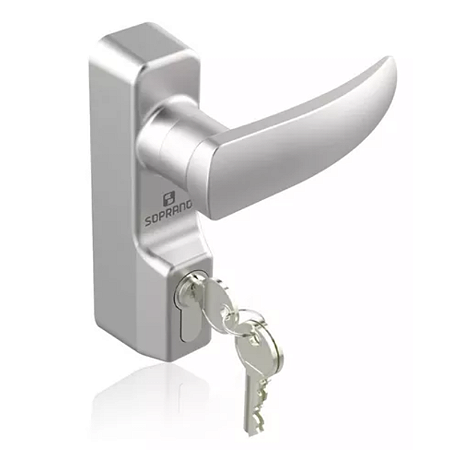 FECHADURA SOPRANO 5124 ANTI-PANICO, PRATA